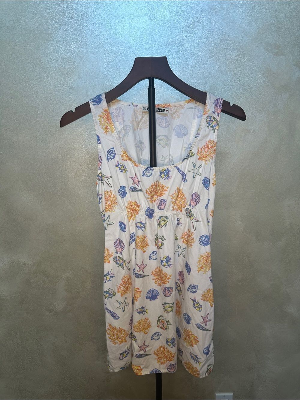 Ciao Lucia Nicci Dress in conch shell print size XS, cotton poplin